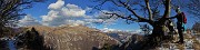 05 Panorama dalla cresta di vetta del Vaccareggio verso Menna, Arera, Grem,...
